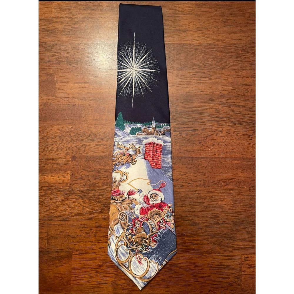 Wembley Silk Christmas Tie